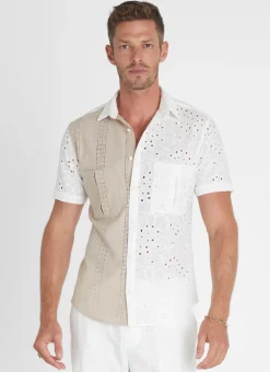 Aqua Blu Tops|Tops^Alabaster Alex Resort Tee