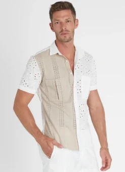 Aqua Blu Tops|Tops^Alabaster Alex Resort Tee