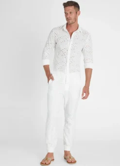 Aqua Blu Bottoms|Bottoms^Alabaster Caleb Pants