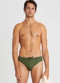 Aqua Blu Racer Briefs^Back to Basics Racer Briefs Olive