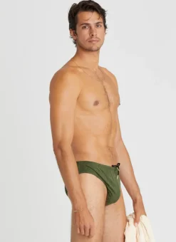 Aqua Blu Racer Briefs^Back to Basics Racer Briefs Olive