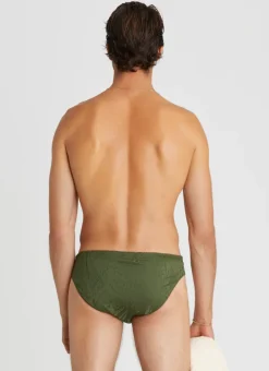 Aqua Blu Racer Briefs^Back to Basics Racer Briefs Olive