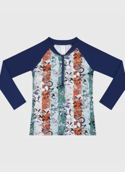 Aqua Blu Shop Teens (8-16)^Long Sleeve Rash Vest Boa