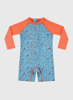 Aqua Blu Shop Infants (00-2)|Sunsuits^Long Sleeve Sunsuit Bowline