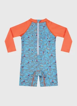 Aqua Blu Shop Infants (00-2)|Sunsuits^Long Sleeve Sunsuit Bowline