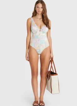 Aqua Blu One Pieces^Alana DD/E Cup One Piece Brindle