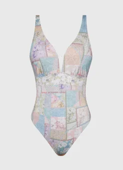 Aqua Blu One Pieces^Alana DD/E Cup One Piece Brindle
