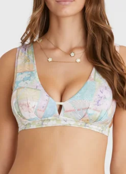 Aqua Blu Tops^Celeste D/DD Cup Top Brindle