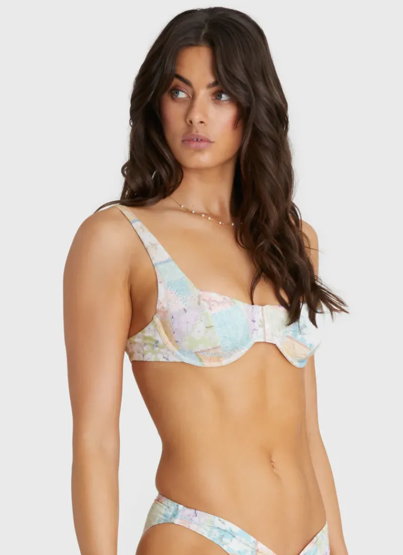 Aqua Blu Tops^Zara Balconette Brindle