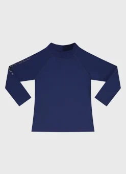 Aqua Blu Rashies^Building Blocks Long Sleeve Rash Vest