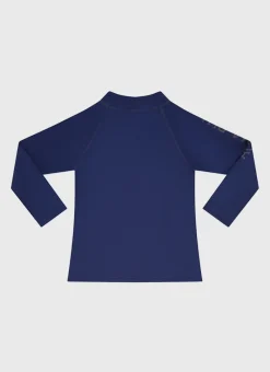 Aqua Blu Rashies^Building Blocks Long Sleeve Rash Vest
