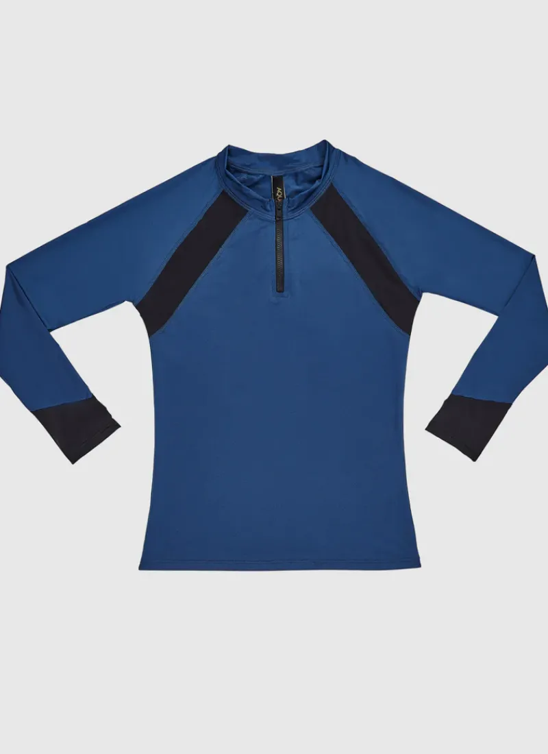 Aqua Blu Shop Teens (8-16)^Building Blocks Long Sleeve Rash Vest (SAMPLE) Grey