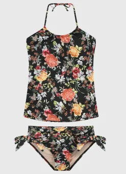 Aqua Blu Shop Teens (8-16)|Sets^Halter Neck Tankini Set Camelia