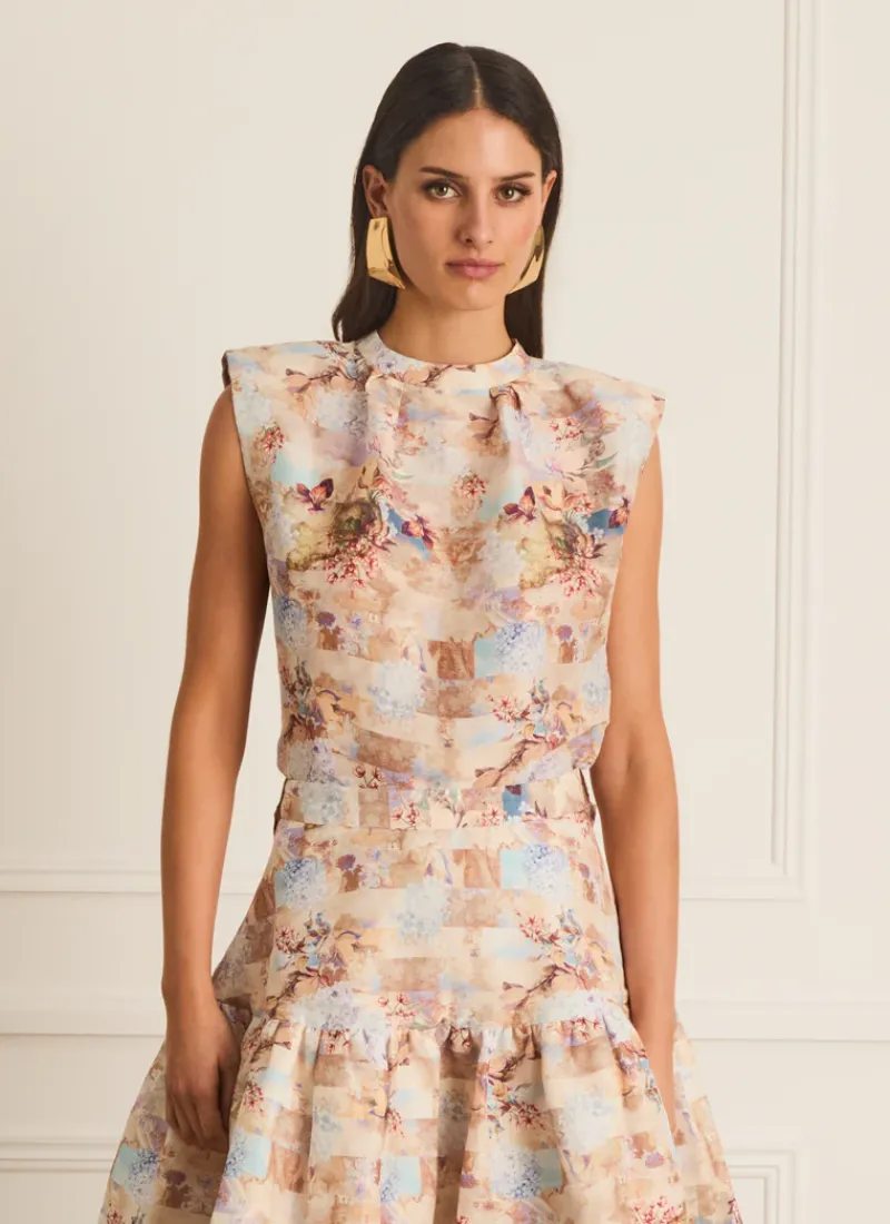 Aqua Blu Tops^Klara Top Celestial