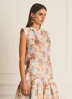 Aqua Blu Tops^Klara Top Celestial