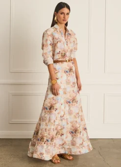 Aqua Blu Skirts|Bottoms^Veronica Maxi Skirt Celestial