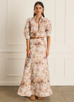 Aqua Blu Skirts|Bottoms^Veronica Maxi Skirt Celestial