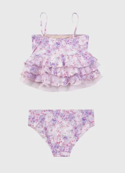 Aqua Blu Shop Juniors (3-7)|Sets^Halter Neck Bikini Set Cherry Blossom
