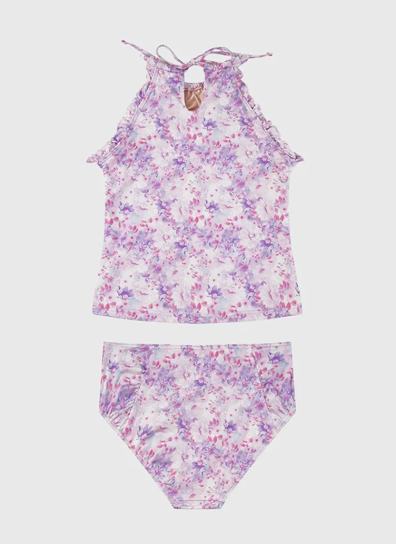 Aqua Blu Shop Teens (8-16)|Sets^Halter Neck Tankini Set (SAMPLE) Cherry Blossom