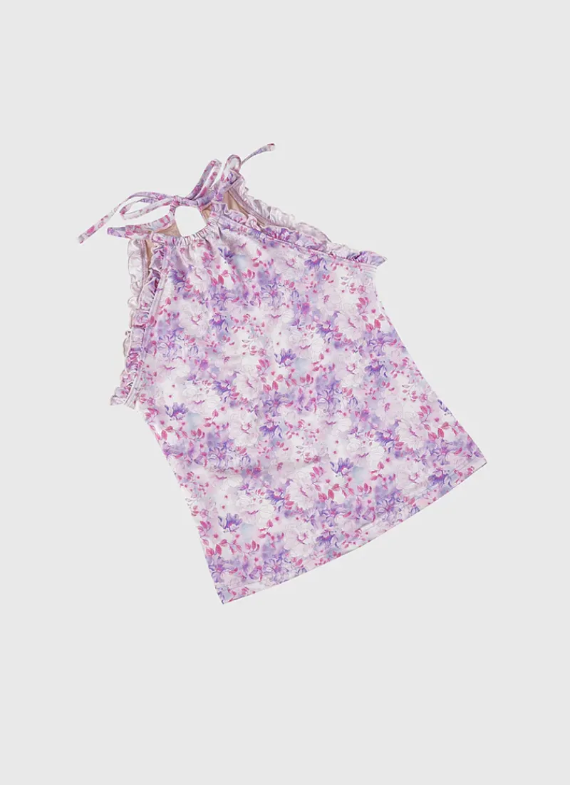 Aqua Blu Shop Teens (8-16)|Sets^Halter Neck Tankini Set (SAMPLE) Cherry Blossom
