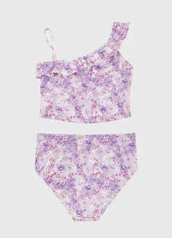 Aqua Blu Shop Teens (8-16)|Sets^One Shoulder Bikini Set Cherry Blossom