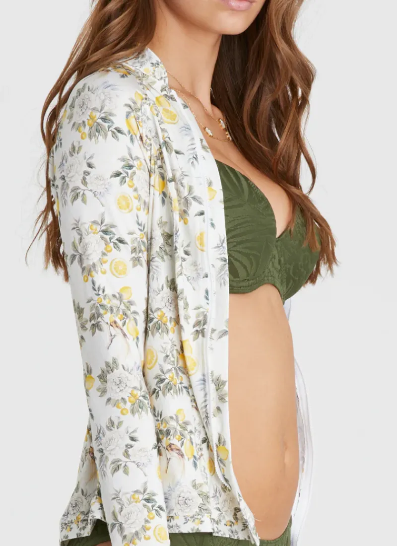 Aqua Blu Rash Guards|Tops^Lyla Rash Guard Clementine