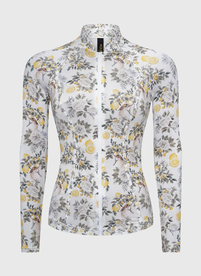 Aqua Blu Rash Guards|Tops^Lyla Rash Guard Clementine