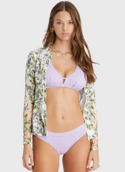 Aqua Blu Rash Guards|Tops^Lyla Rash Guard Daffodil