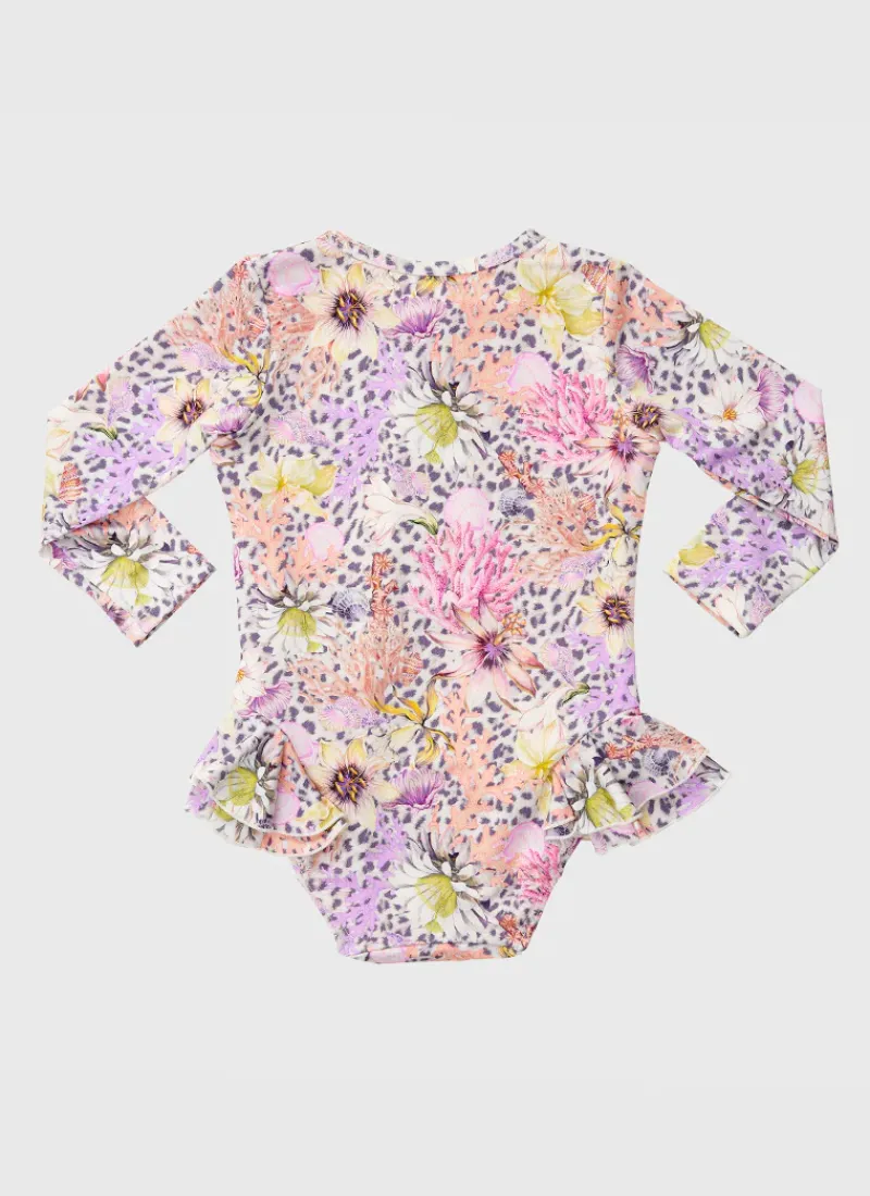 Aqua Blu Shop Infants (00-2)|One Pieces^Long Sleeve One Piece Daisy