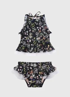 Aqua Blu Shop Juniors (3-7)|Sets^Halter Neck Bikini Set Dandelion