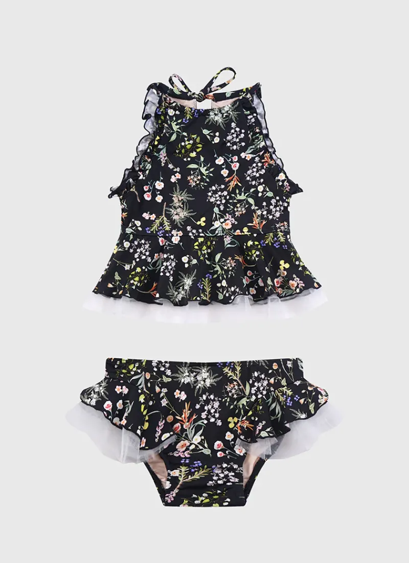 Aqua Blu Shop Juniors (3-7)|Sets^Halter Neck Bikini Set Dandelion