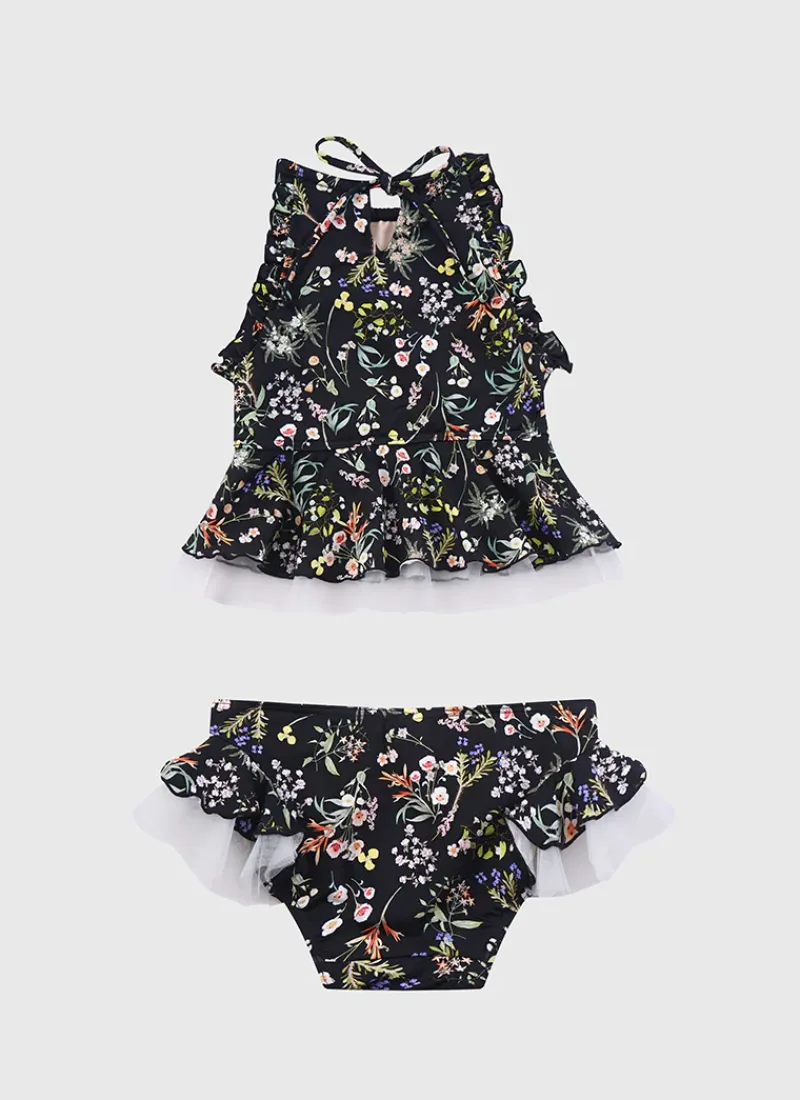 Aqua Blu Shop Juniors (3-7)|Sets^Halter Neck Bikini Set Dandelion