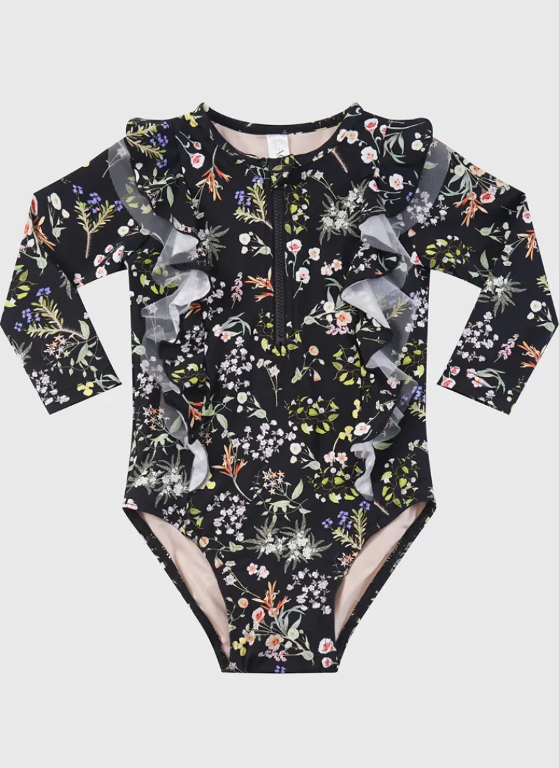 Aqua Blu Shop Infants (00-2)|One Pieces^Long Sleeve One Piece Dandelion