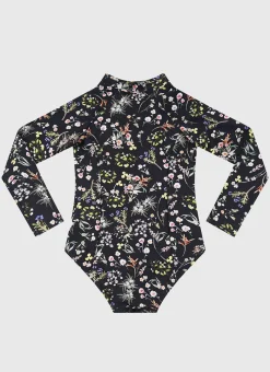 Aqua Blu Shop Juniors (3-7)|One Pieces^Long Sleeve One Piece Dandelion