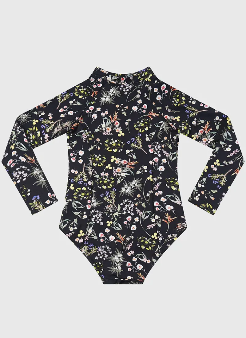 Aqua Blu Shop Juniors (3-7)|One Pieces^Long Sleeve One Piece Dandelion