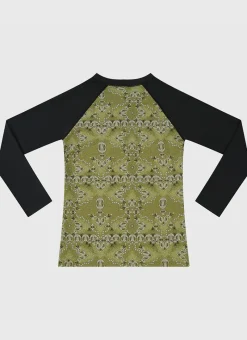 Aqua Blu Shop Teens (8-16)^Long Sleeve Rash Vest Driftwood