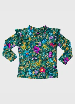 Aqua Blu Shop Infants (00-2)|Rashies^Long Sleeve Rash Vest Elm