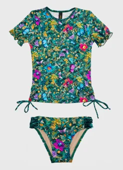 Aqua Blu Rashies|Shop Juniors (3-7)^Short Sleeve Rash Vest Set Elm