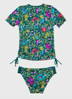 Aqua Blu Rashies|Shop Juniors (3-7)^Short Sleeve Rash Vest Set Elm