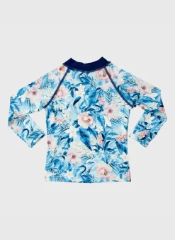 Aqua Blu Shop Infants (00-2)|Rashies^Long Sleeve Rash Vest Everglade