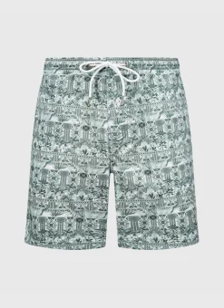 Aqua Blu Swim Shorts^Boardshorts Evergreen