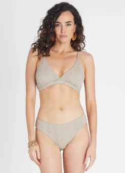 Aqua Blu Bottoms^Fawn Charlize Classic Pant Beige