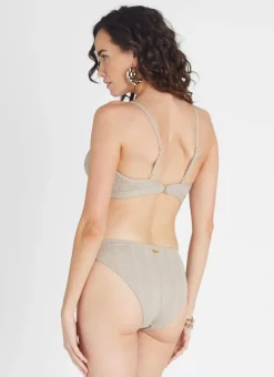 Aqua Blu Bottoms^Fawn Charlize Classic Pant Beige