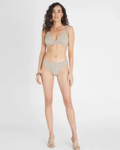 Aqua Blu Bottoms^Fawn Charlize Classic Pant Beige