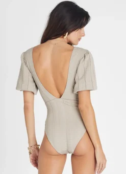 Aqua Blu One Pieces^Fawn Patricia One Piece Beige