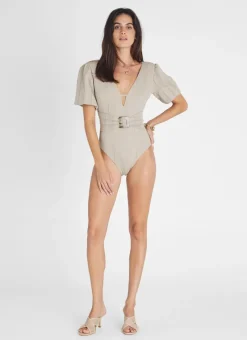 Aqua Blu One Pieces^Fawn Patricia One Piece Beige