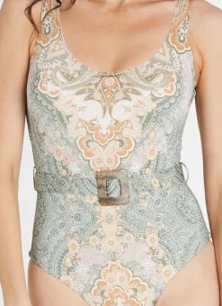 Aqua Blu One Pieces^Nicola One Piece Floret