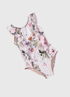 Aqua Blu One Pieces^Frill One Piece Flutter