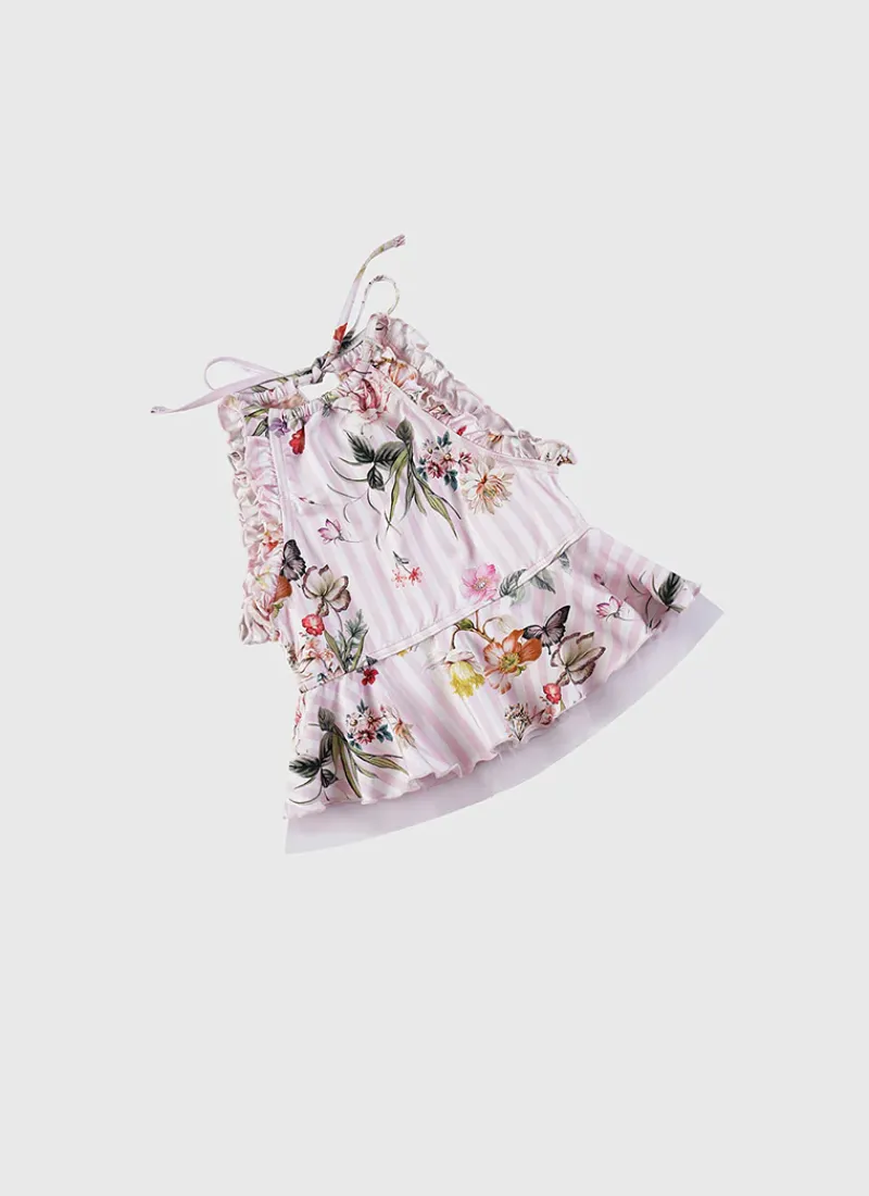 Aqua Blu Sets^Halter Neck Bikini Set Flutter