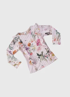 Aqua Blu Rashies^Long Sleeve Rash Vest Flutter